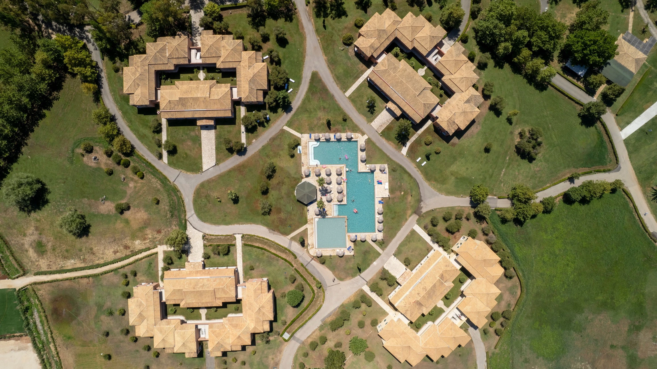 villa aerial