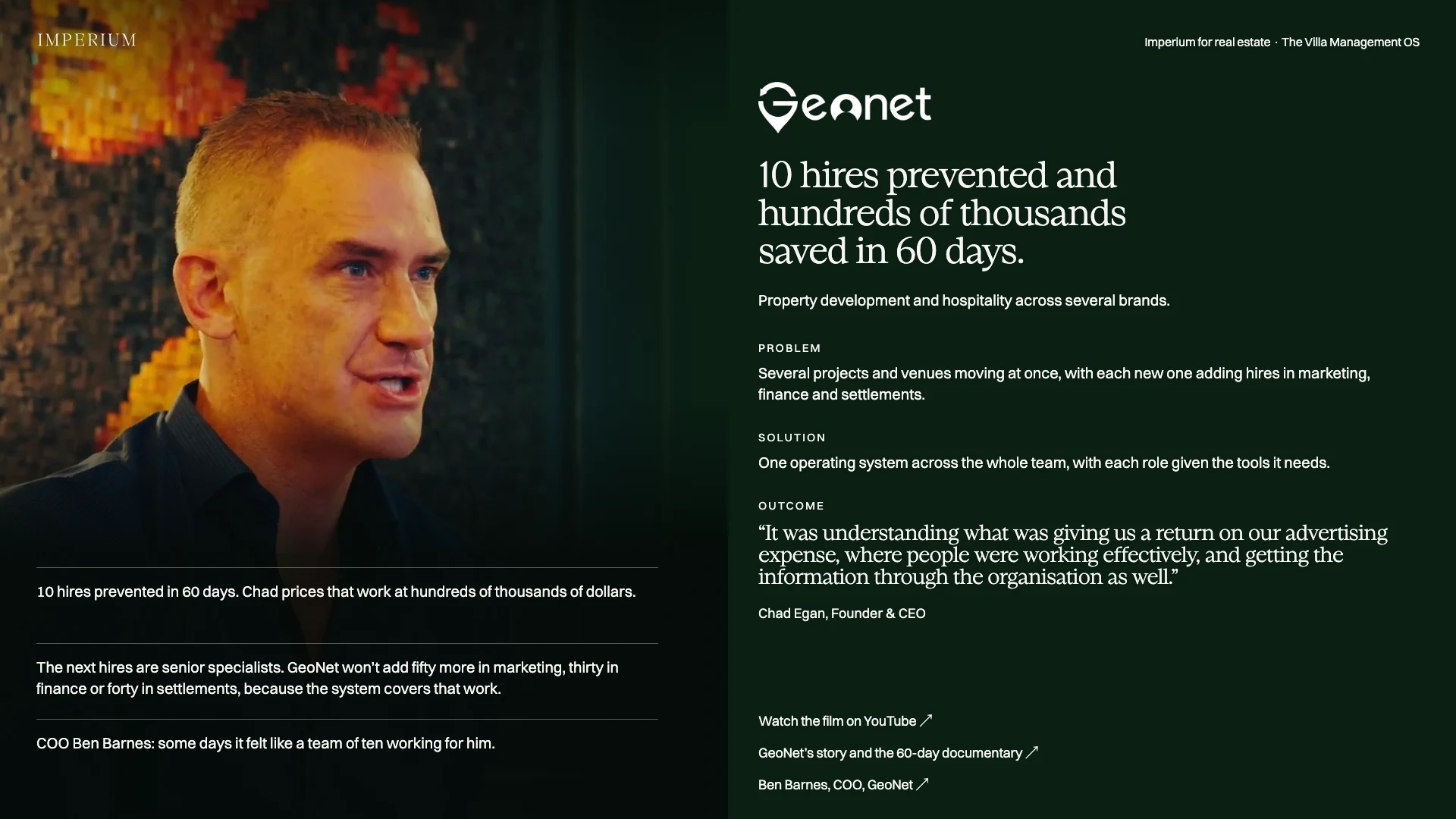 Slide 13: GeoNet: 10 hires prevented in 60 days