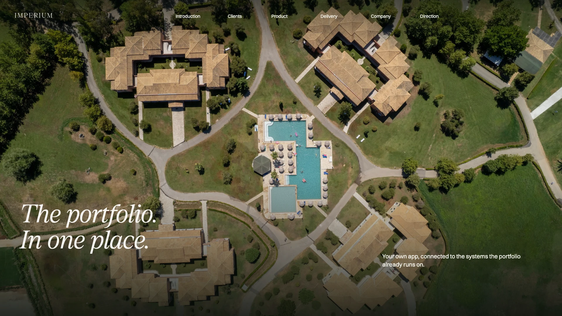Slide 14: The portfolio. In one place.