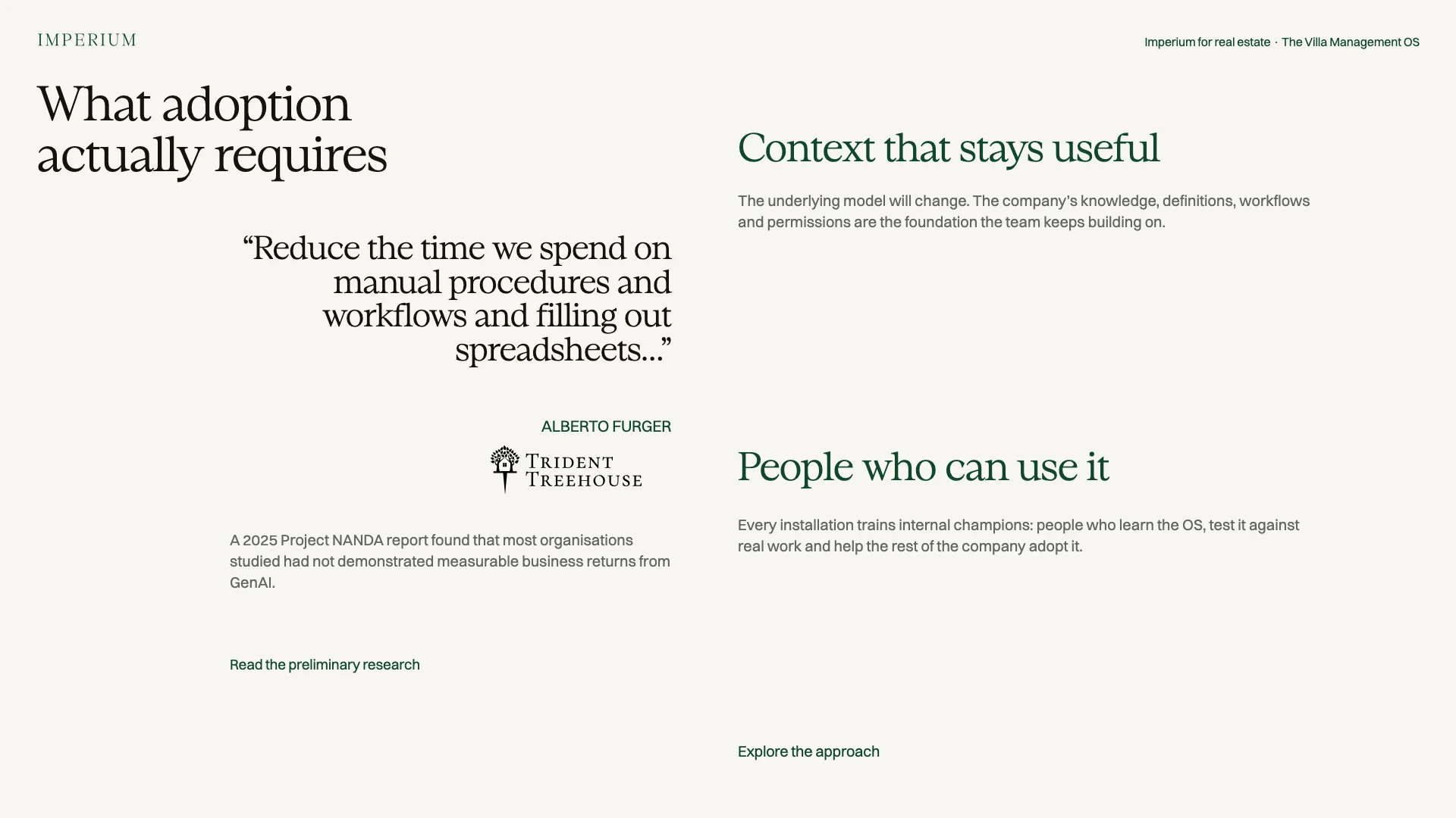 Slide 24: What adoption actually requires