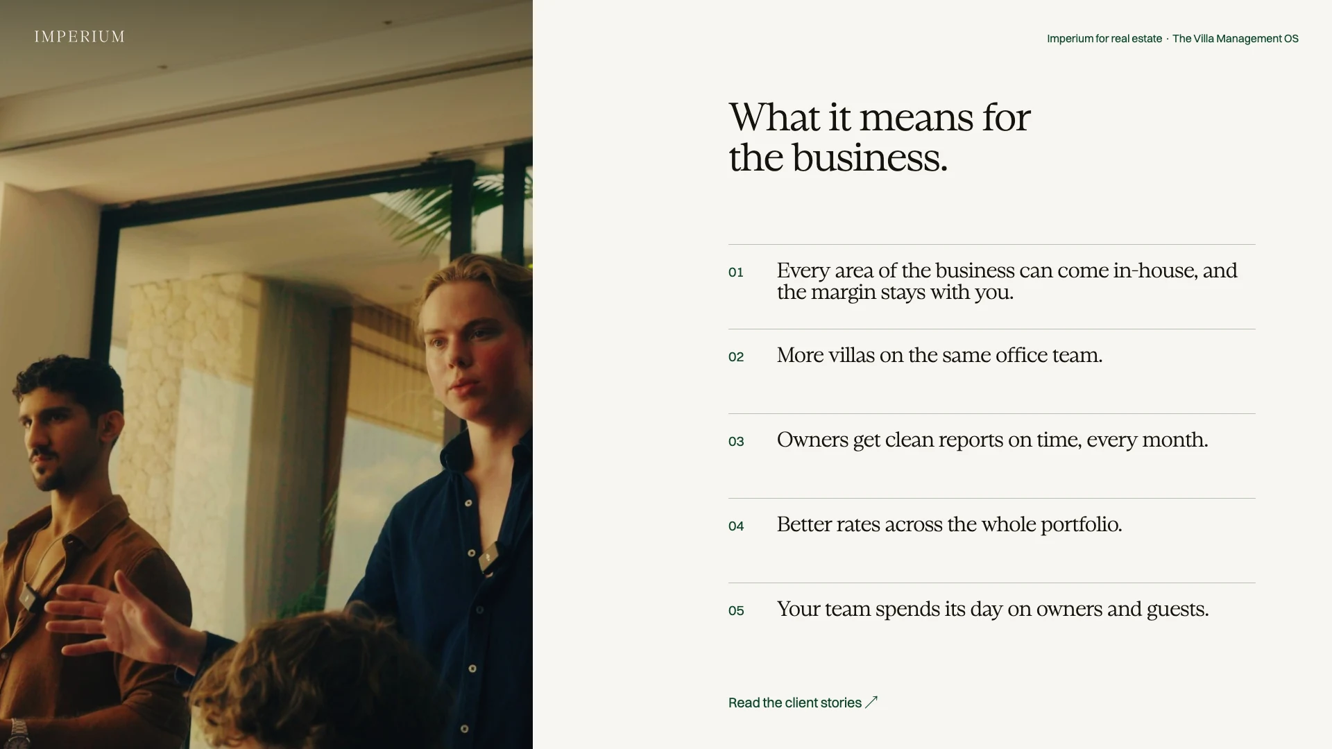 Slide 35: What it means for the business